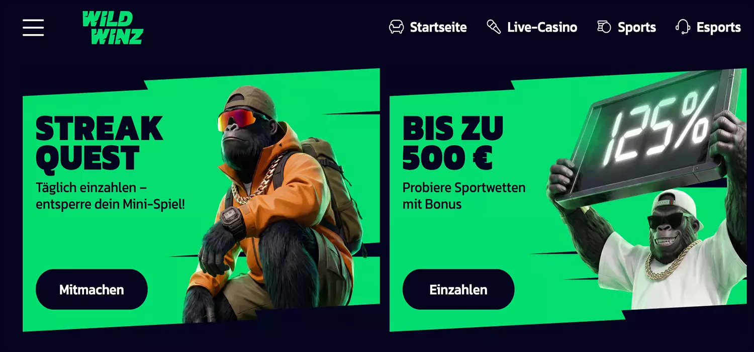 WildWinz als Wettanbieter ohne Verifizierung mit Lizenznummer in den Rechtstexten